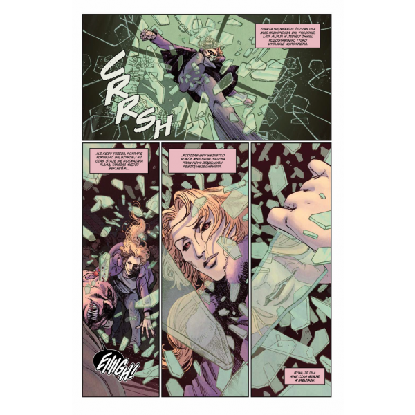 Strona z komiksu Wampir: Maskarada – Kły zimy tom 1, wydanego przez wydawnictwo Lost In Time.