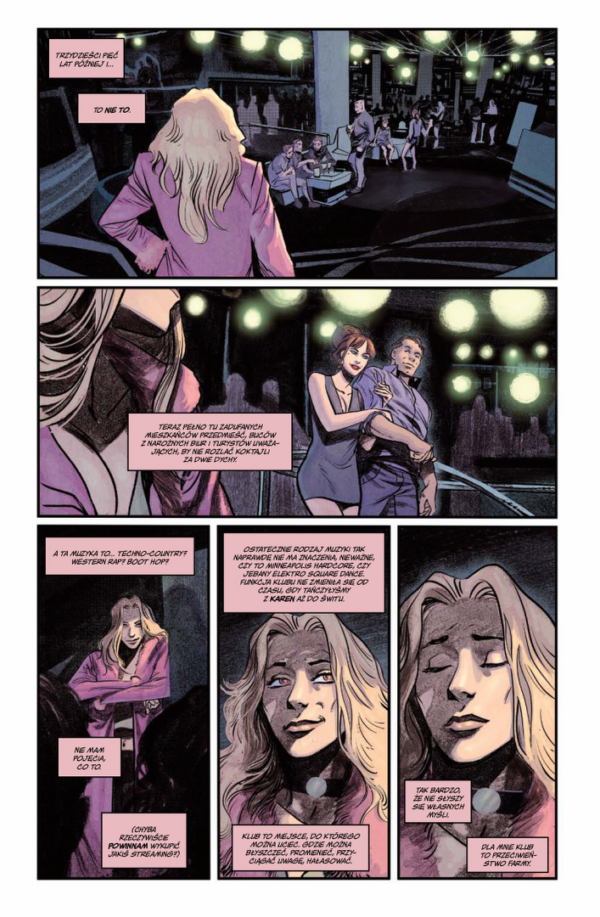 Strona z komiksu Wampir: Maskarada – Kły zimy tom 2.