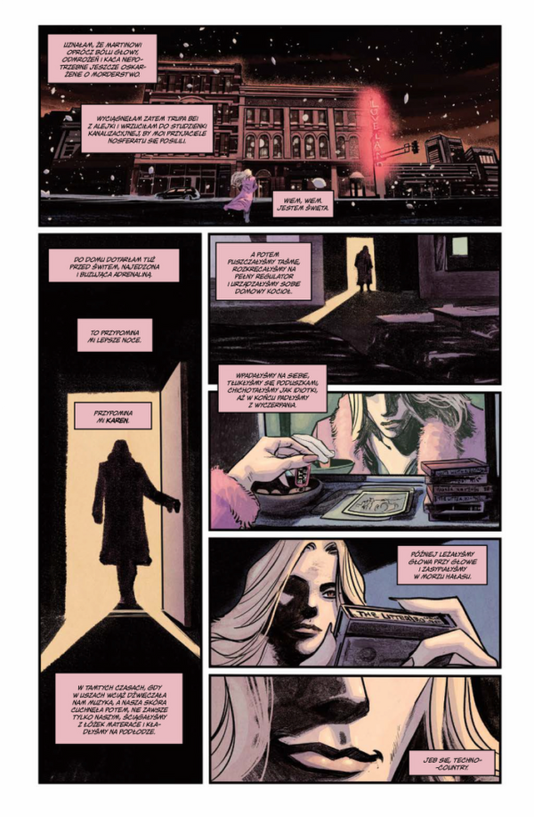 Strona z komiksu Wampir: Maskarada – Kły zimy tom 2.