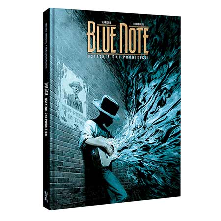 Polska okładka 3D limitowana komiksu Blue Note Ostatnie dni prohibicji.