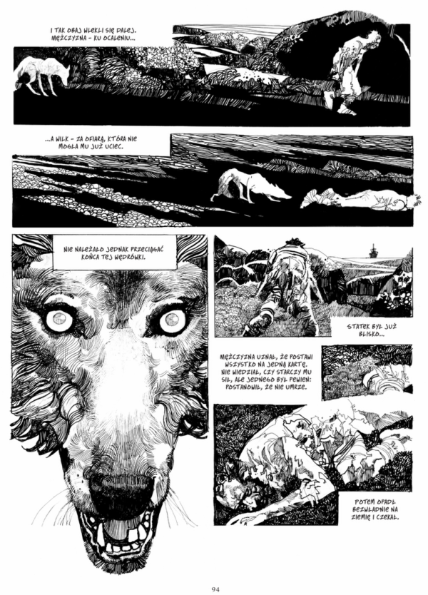 Strona z komiksu Toppi kolekcja tom 2 Ameryka Północna.