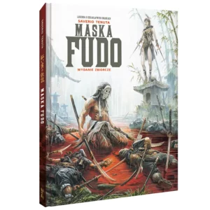 Polska okładka 3D komiksu Maska Fudo. Scenariusz Saverio Tenuta. Wydawnictwo Lost In Time.