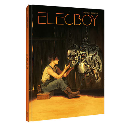 Polska okładka 3D komiksu Elecboy. Wydawnictwo Lost In Time. Autor Jaouen Salaün.
