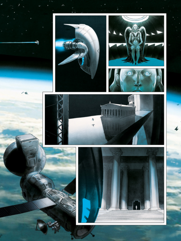 Strona z komiksu Elecboy tom 1, wydanego przez wydawnictwo Lost In Time.