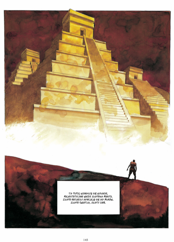 Strona z komiksu Toppi kolekcja tom 3 Ameryka Południowa.