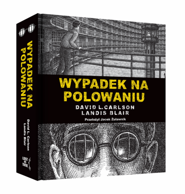 Polska okładka 3D komiksu Wypadek na polowaniu.