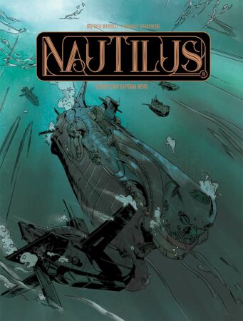 Polska okładka komiksu Nautilus tom 3 Dziedzictwo kapitana Nemo.