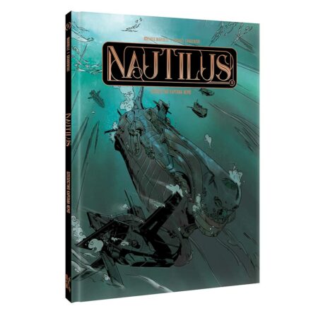 Polska okładka 3D komiksu Nautilus tom 3 Dziedzictwo kapitana Nemo.