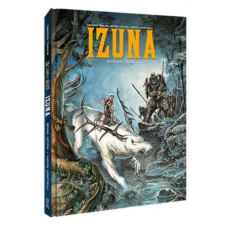 Polska okładka 3D komiksu Izuna. Autor Saverio Tenuta. Wydany przez Lost In Time wydawnictwo.