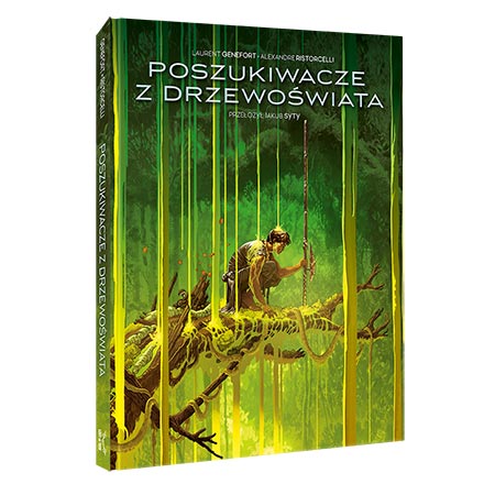 Polska okładka 3D komiksu Poszukiwacze z Drzewoświata.