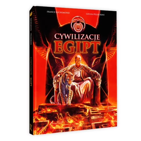Polska okładka 3D komiksu Cywilizacje: Egipt.