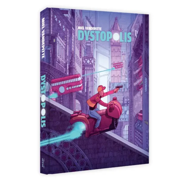 Polska okładka 3D komiksu Dystopolis.
