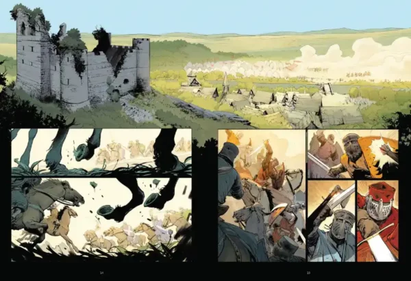 Przykładowa strona z komiksu Rycerz Psi Łeb - Księga 1.