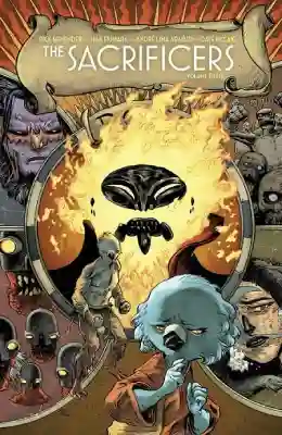 Okładka oryginalna komiksu The Sacrificers #3.