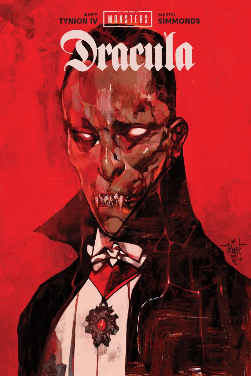 Polska okładka limitowana komiksu Universal Monster: Dracula. Autorzy: James Tynion IV, Martin Simmonds. Wydawnictwo Lost In Time.