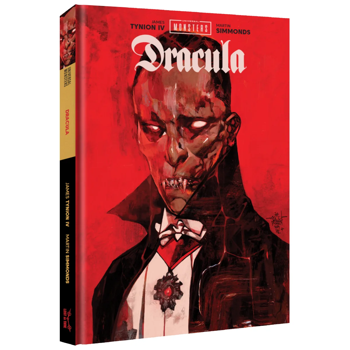 Polska okładka 3D limitowana komiksu Universal Monster: Dracula. Autorzy: James Tynion IV, Martin Simmonds. Wydawnictwo Lost In Time.