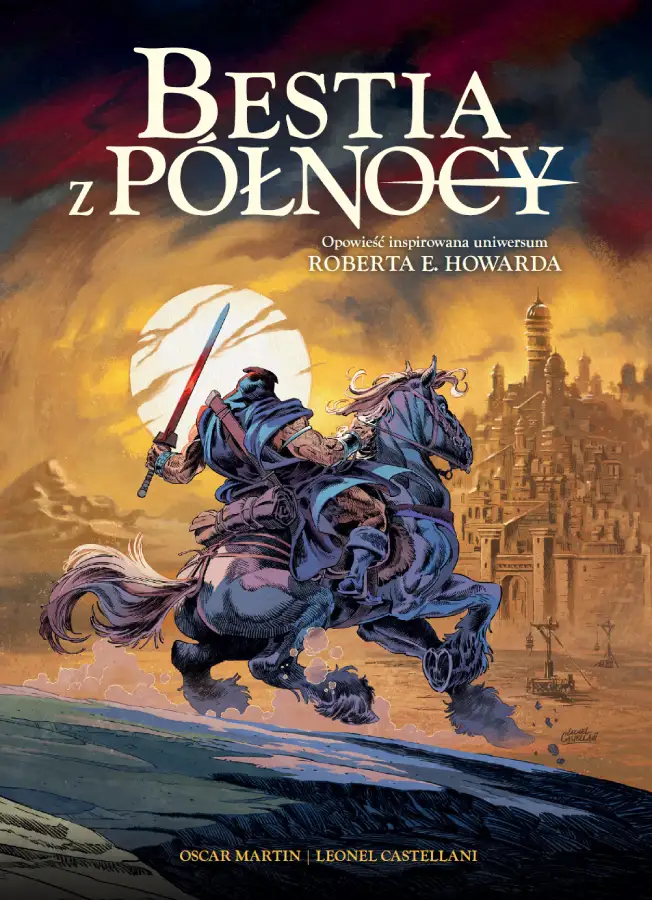 Polska okładka 2D komiksu Bestia z Północy. Wydawnictwo Lost In Time.