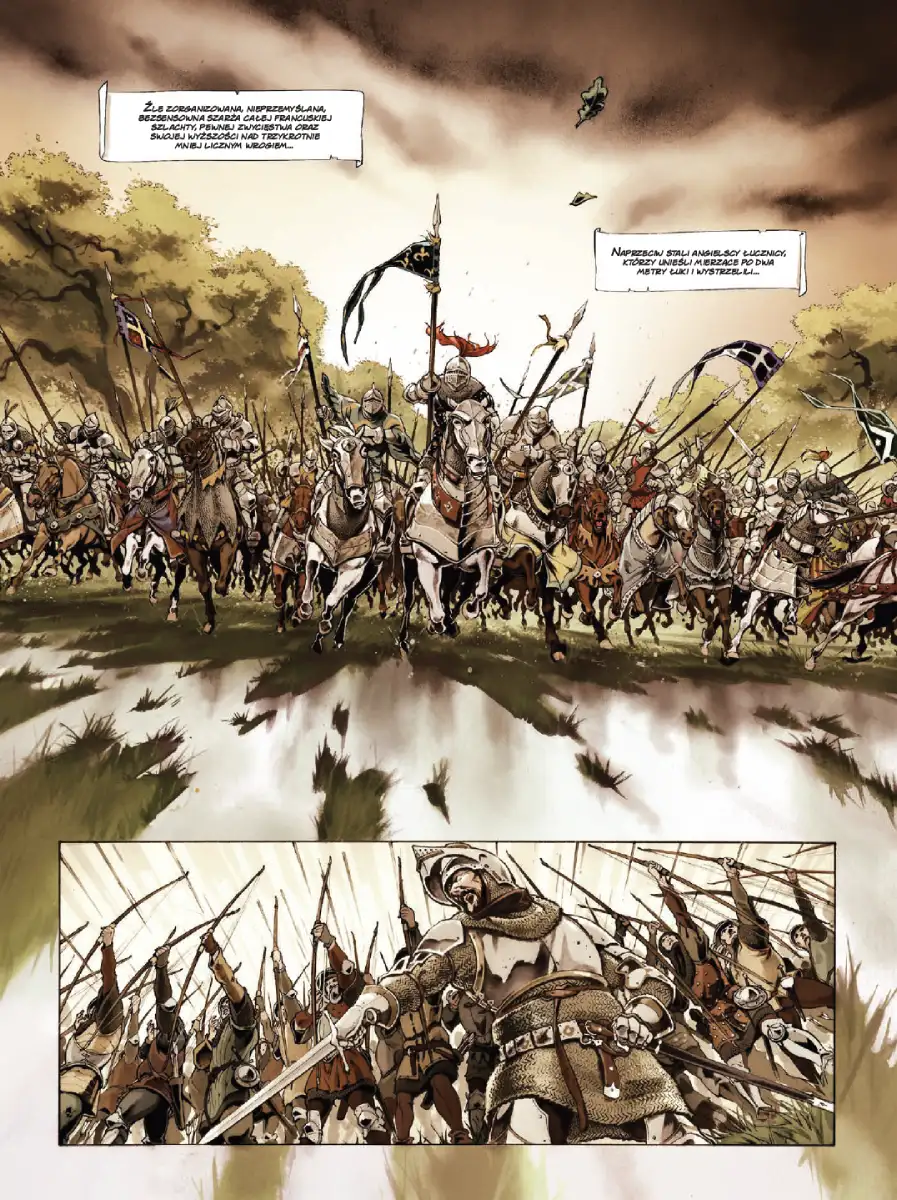 Przykładowa strona z komiksu Ogr. Tom 1. Wydawnictwo Lost In Time.