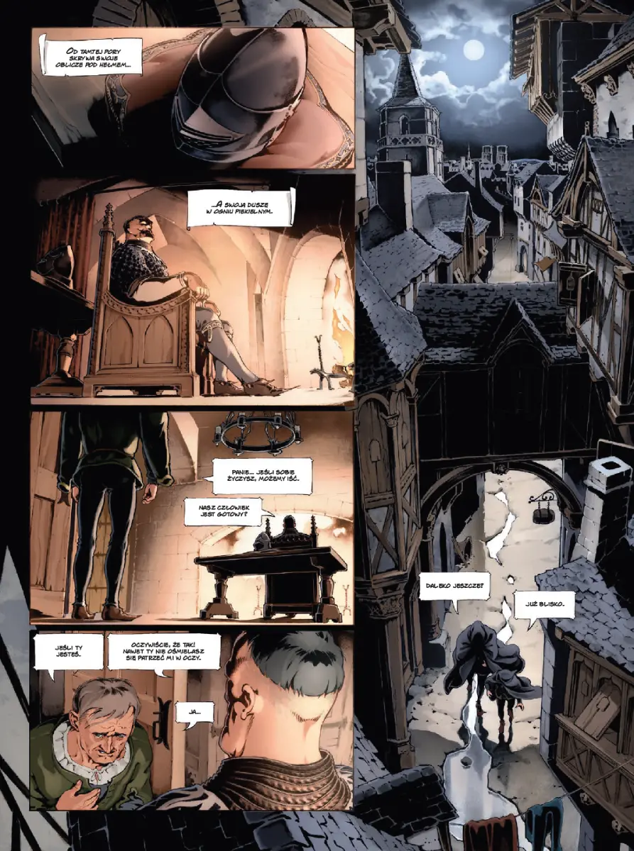 Przykładowa strona z komiksu Ogr. Tom 1. Wydawnictwo Lost In Time.