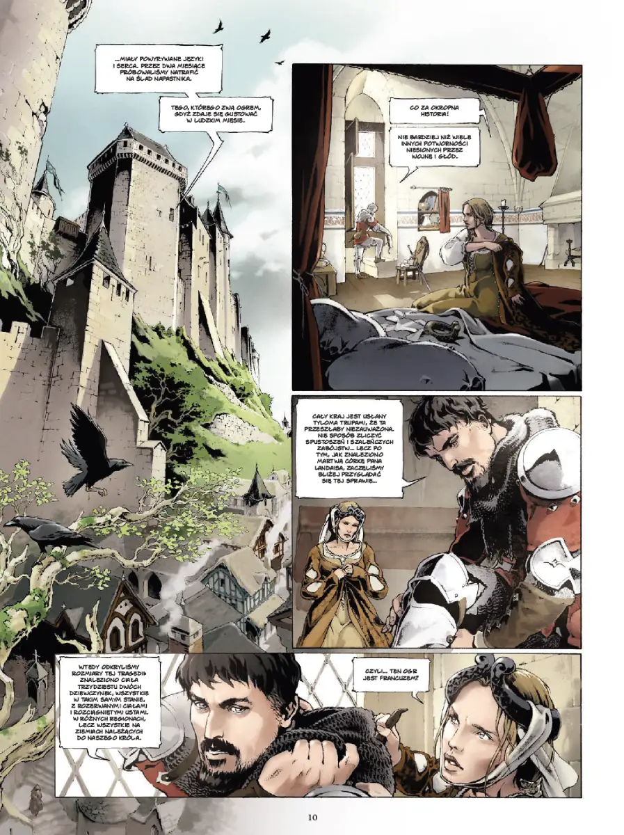 Przykładowa strona z komiksu Ogr. Tom 1. Wydawnictwo Lost In Time.