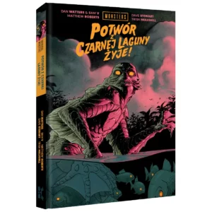 Polska okładka 3D komiksu Universal Monsters: Potwór z Czarnej Laguny Żyje!. Wydawnictwo Lost In Time.