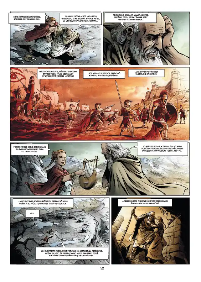 Przykładowa strona z komiksu Wieszcz. Księga 2.