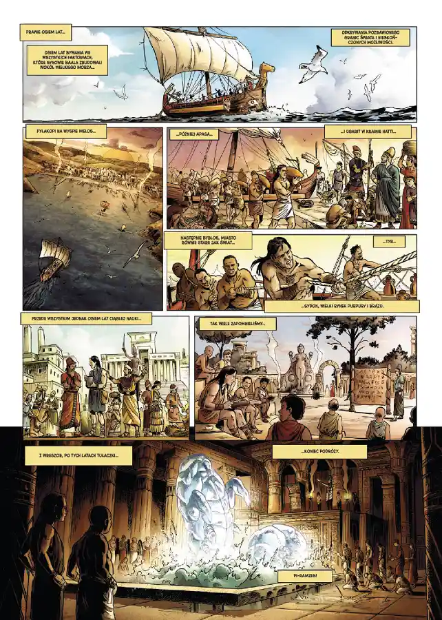 Przykładowa strona z komiksu Wieszcz. Księga 2.