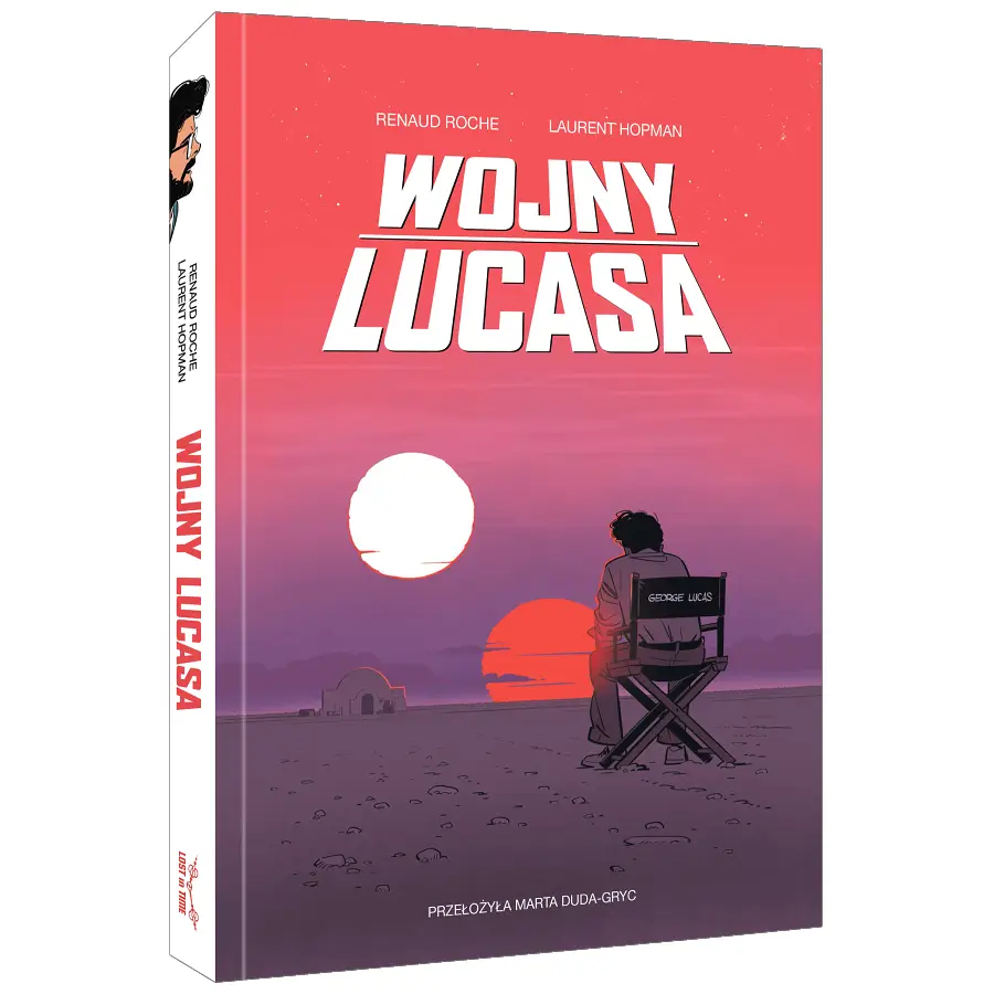Polska okładka 3D komiksu Wojny Lucasa. Wydawnictwo Lost In Time.