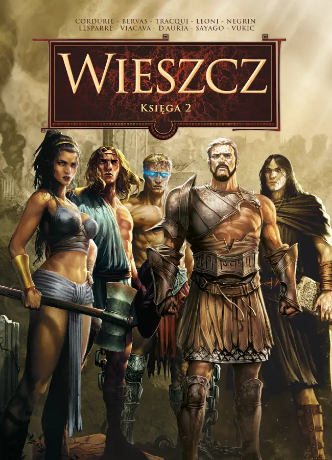 Polska okładka 2D komiksu Wieszcz. Księga 2. Wydawnictwo Lost In Time.