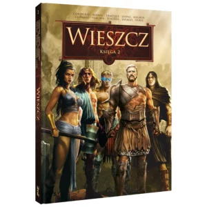 Polska okładka 3D komiksu Wieszcz. Księga 2. Wydawnictwo Lost In Time.