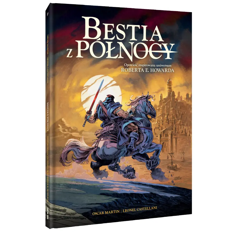 Polska okładka komiksu Bestia z Północy. Wydawnictwo Lost In Time.