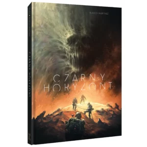 Polska okładka komiksu Czarny horyzont. Wydawnictwo Lost In Time.