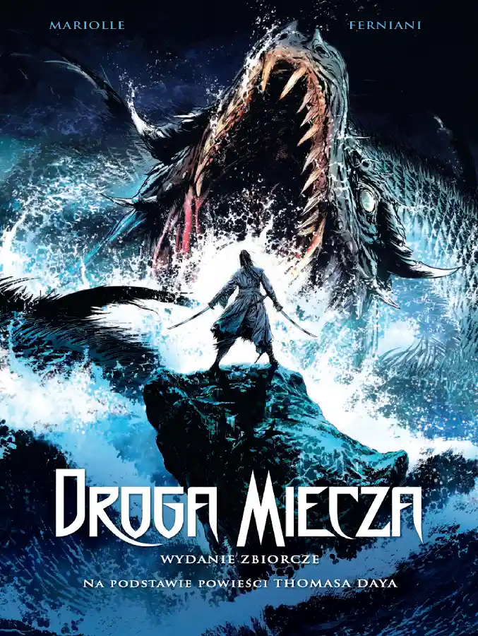 Polska okładka 2D komiksu Droga miecza. Wydanie zbiorcze. Wydawnictwo Lost In Time.