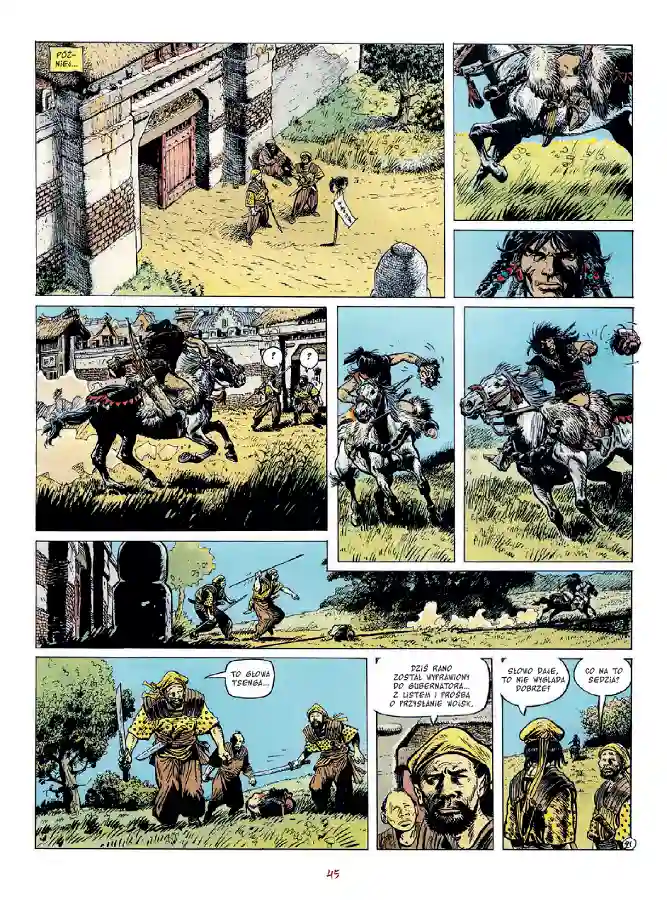 Przykładowa strona z komiksu Laleczka z kości słoniowej. Tom 1.