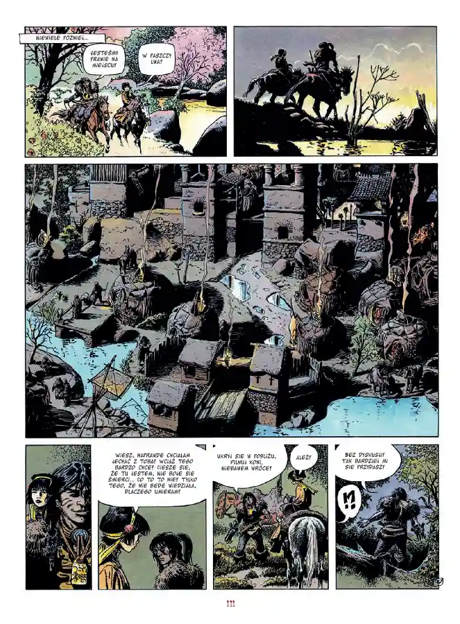 Przykładowa strona z komiksu Laleczka z kości słoniowej. Tom 1.