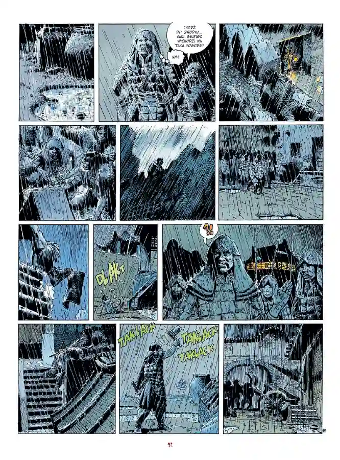 Przykładowa strona z komiksu Laleczka z kości słoniowej. Tom 1.