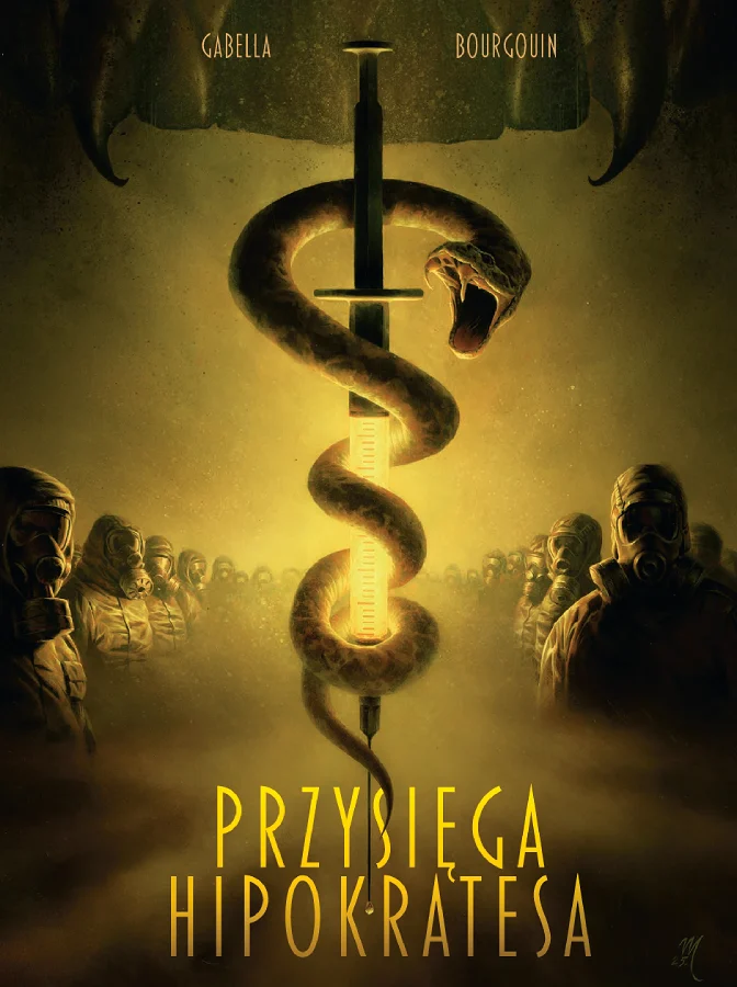 Polska okładka komiksu Przysięga Hipokratesa. Wydawnictwo Lost In Time.