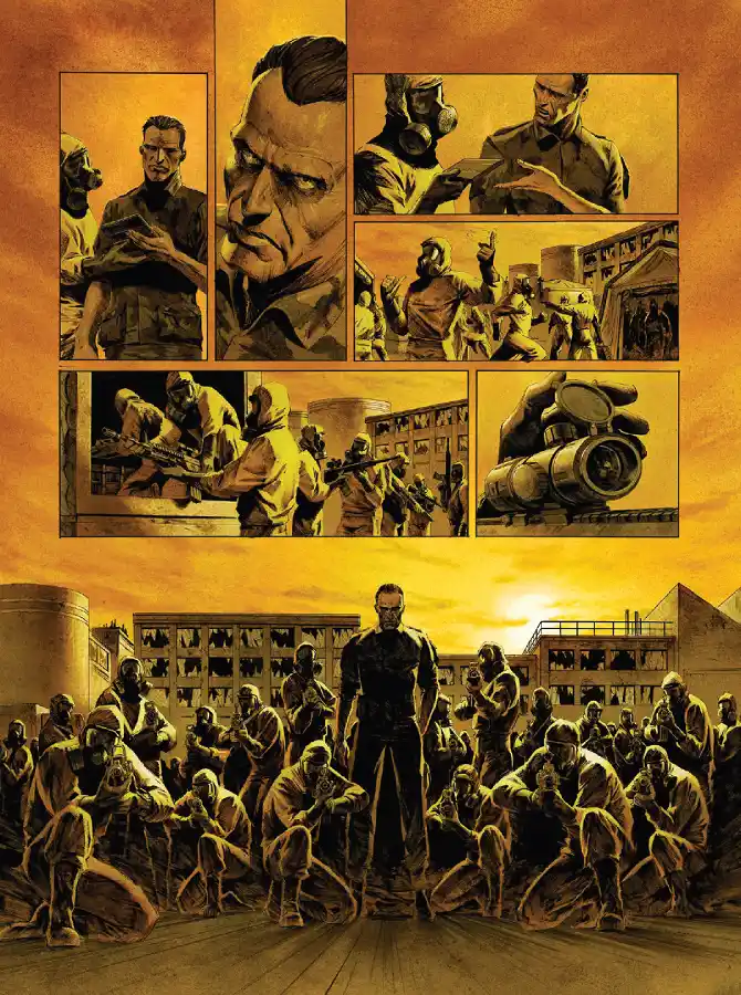 Przykładowa strona z komiksu Przysięga Hipokratesa. Wydawnictwo Lost In Time.