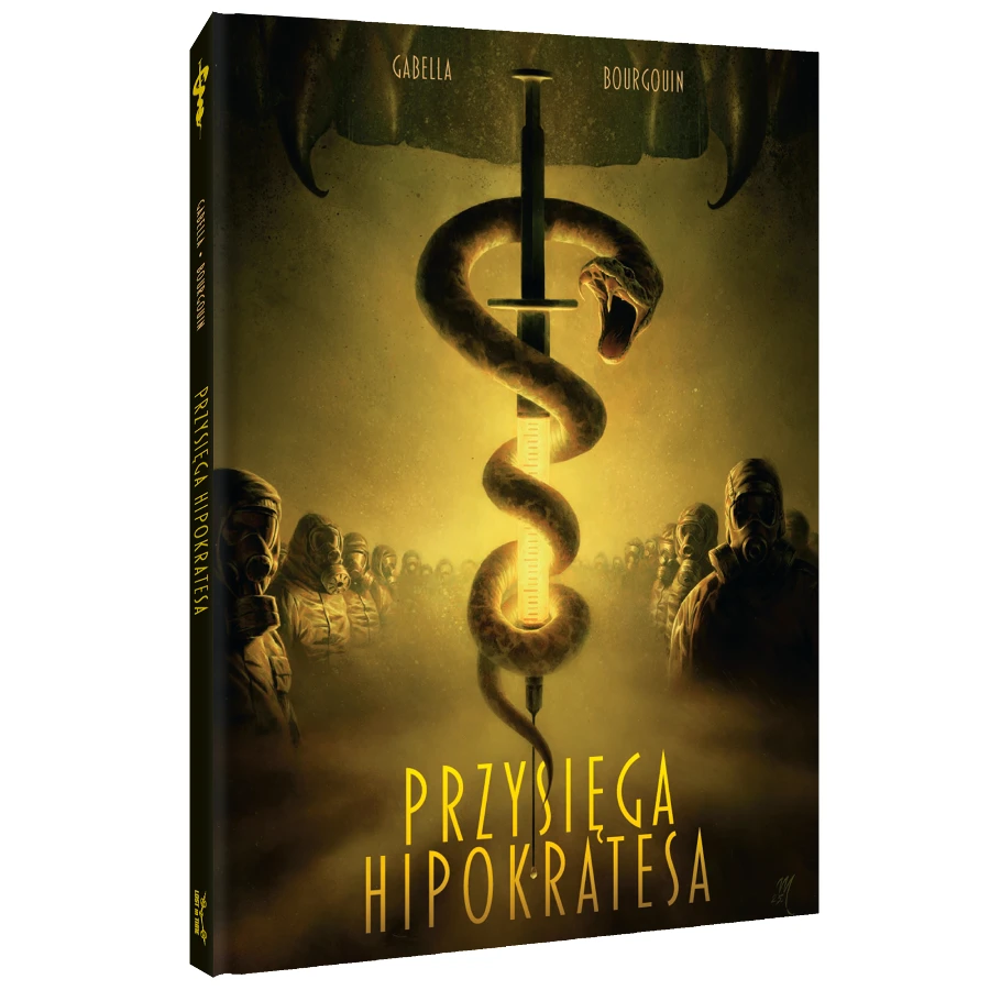 Polska okładka komiksu Przysięga Hipokratesa. Wydawnictwo Lost In Time.