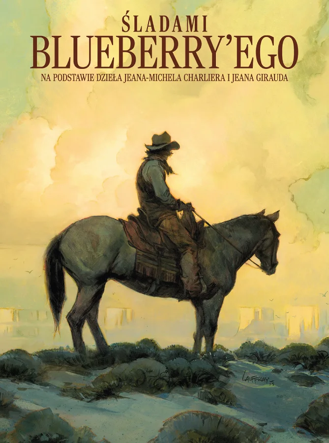 Polska okładka komiksu Śladami Blueberry'ego.