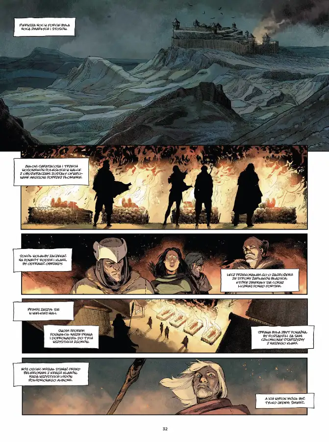 Przykładowa strona z komiksu Utracone wieki.