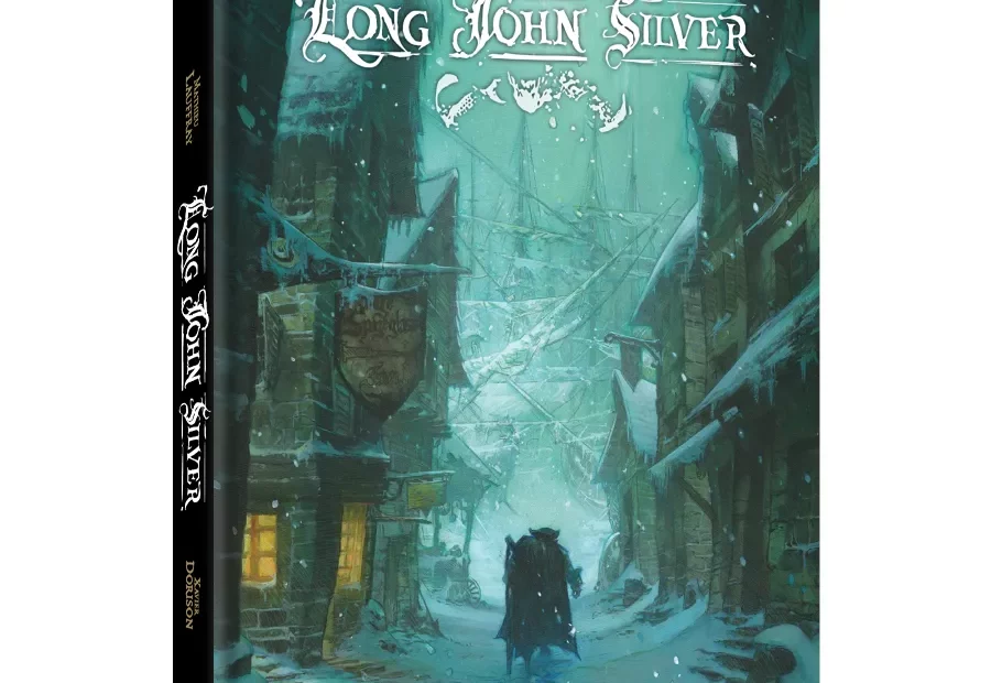 Polska okładka limitowana 3D komiksu Long John Silver. Wydanie zbiorcze. Wydawnictwo Lost In Time.