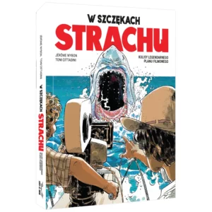 Polska okładka komiksu W szczękach strachu. Wydawnictwo Lost In Time.