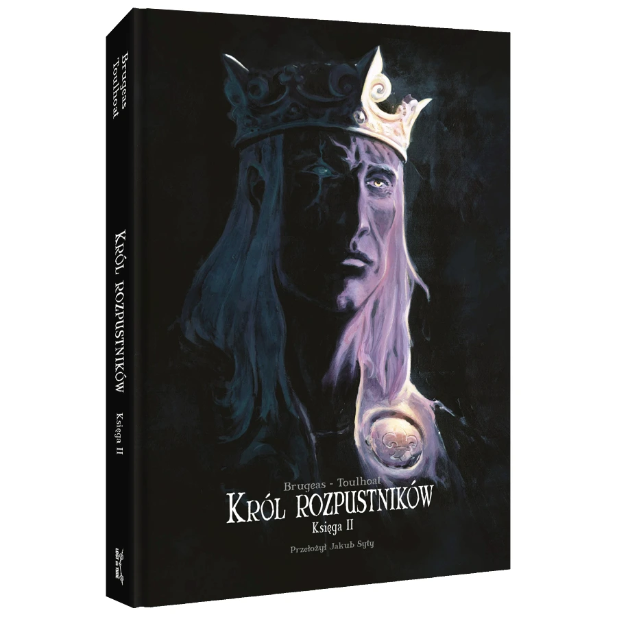 Polska okładka komiksu Król rozpustników. Księga 2. Wydawnictwo Lost In Time.