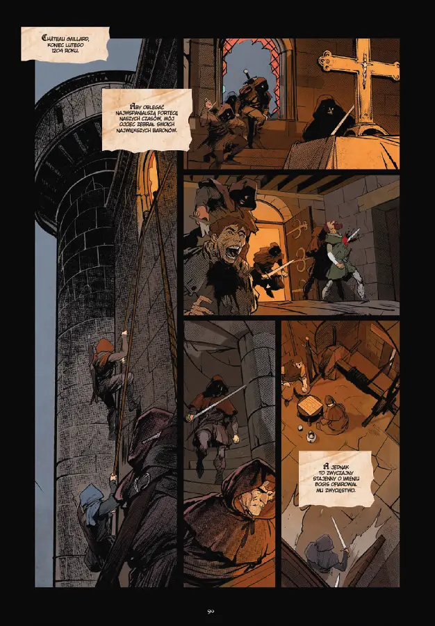 Przykładowa strona z komiksu Król rozpustników. Księga 2.
