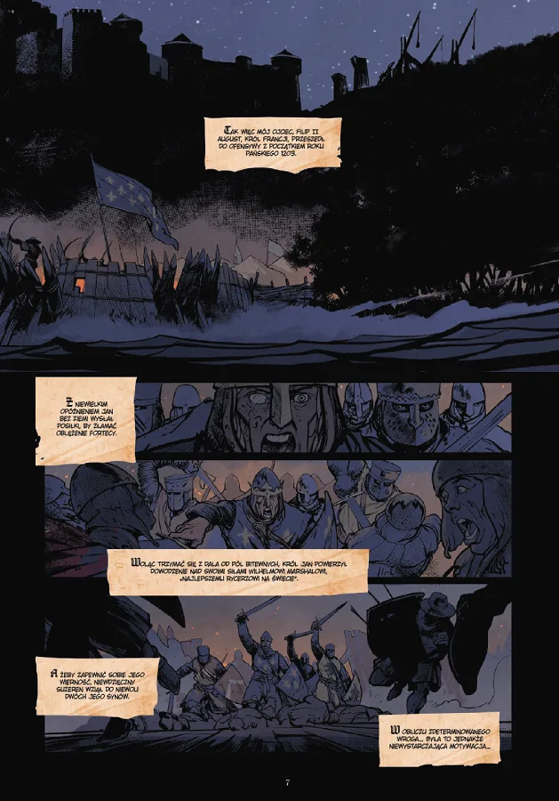 Przykładowa strona z komiksu Król rozpustników. Księga 2.