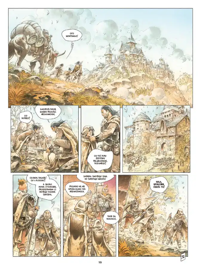 Przykładowa strona z komiksu Wysokie trawy.