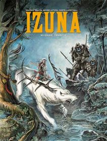 Polska okładka komiksu Izuna. Autor Saverio Tenuta. Wydany przez Lost In Time wydawnictwo.
