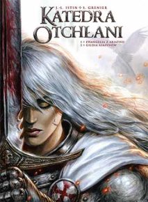 Polska okładka komiksu Katedra Otchłani tom 1 Ewangelia z Ariathii / Gildia asasynów.