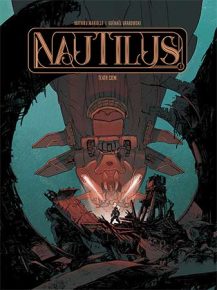 Polska okładka komiksu Nautilus tom 1 Teatr cieni.